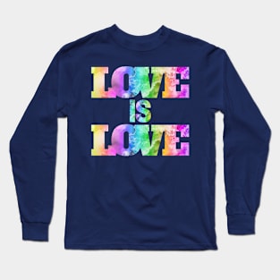 Love is love rainbow lgbtq Long Sleeve T-Shirt